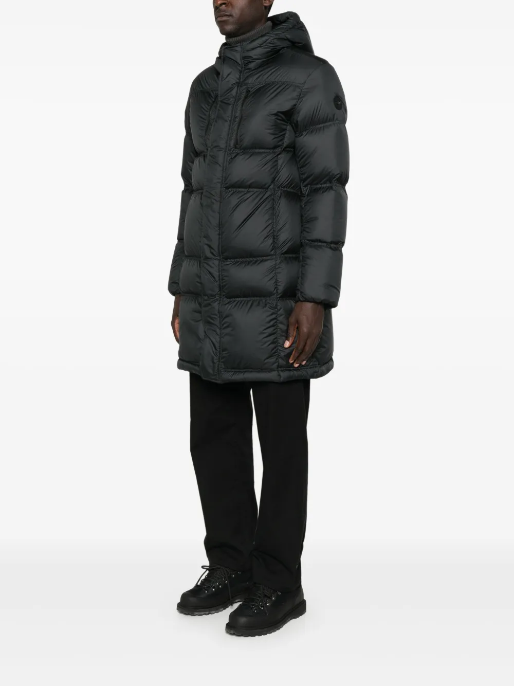 Colmar Gewatteerde jas met capuchon Zwart