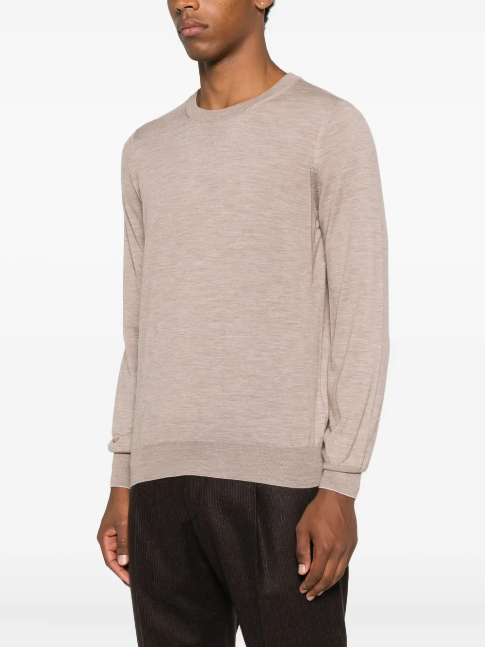Brunello Cucinelli Cashmere Sweater In Neutral