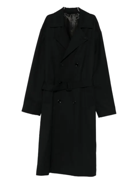 Lardini belted double-breasted coat