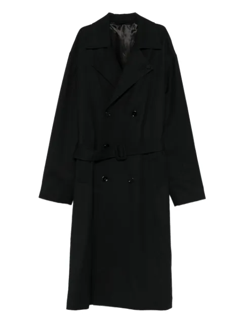 Lardini belted double-breasted coat