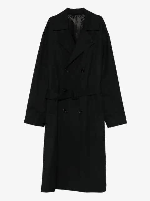 Lardini belted double-breasted coat