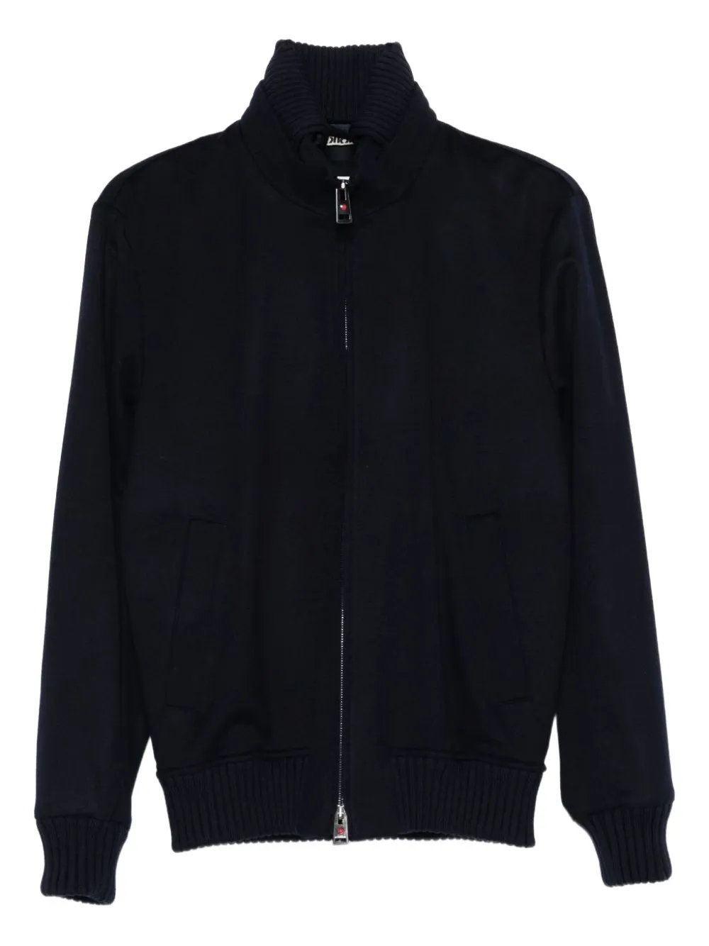 Kired ribbed-knit zip-up jacket | Black | Image 1