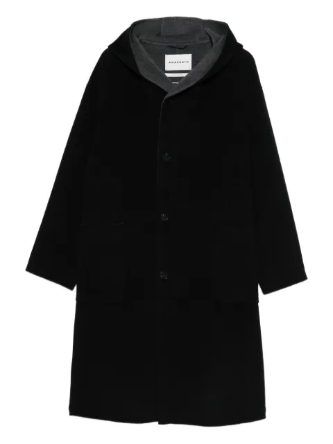 AMARÁNTO フーデッド シングルコート