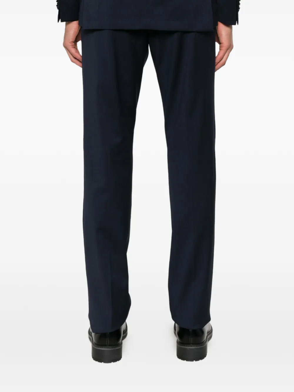 Manuel Ritz Pak met dubbele rij knopen Blauw