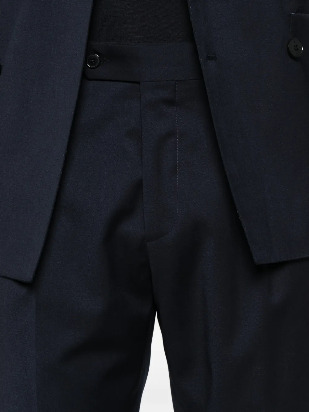 Manuel Ritz Pak met dubbele rij knopen Blauw