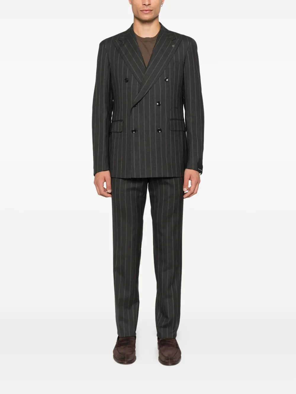 Tagliatore pinstripe suit | Double  Breasted Suits | Image 2