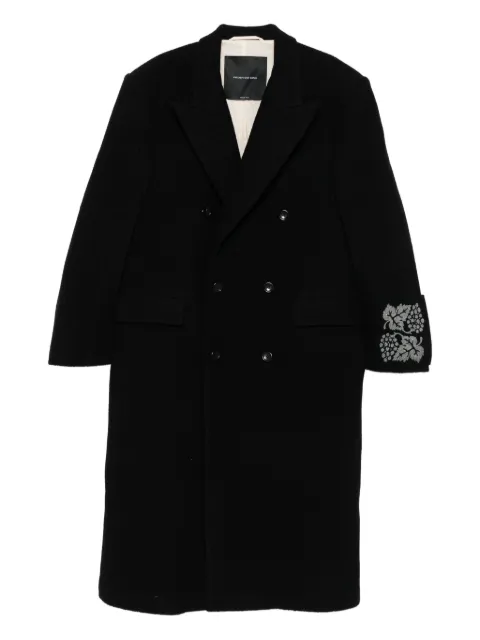 FEDERICO CINA double-breasted wool coat