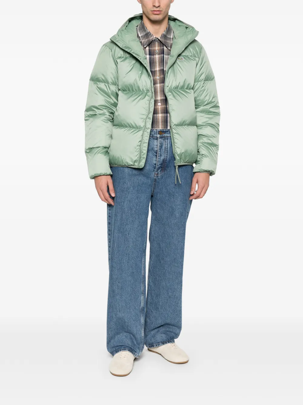 Lacoste abrigo con capucha y cierre | Chamarras con plumón y capitonadas | Image 2