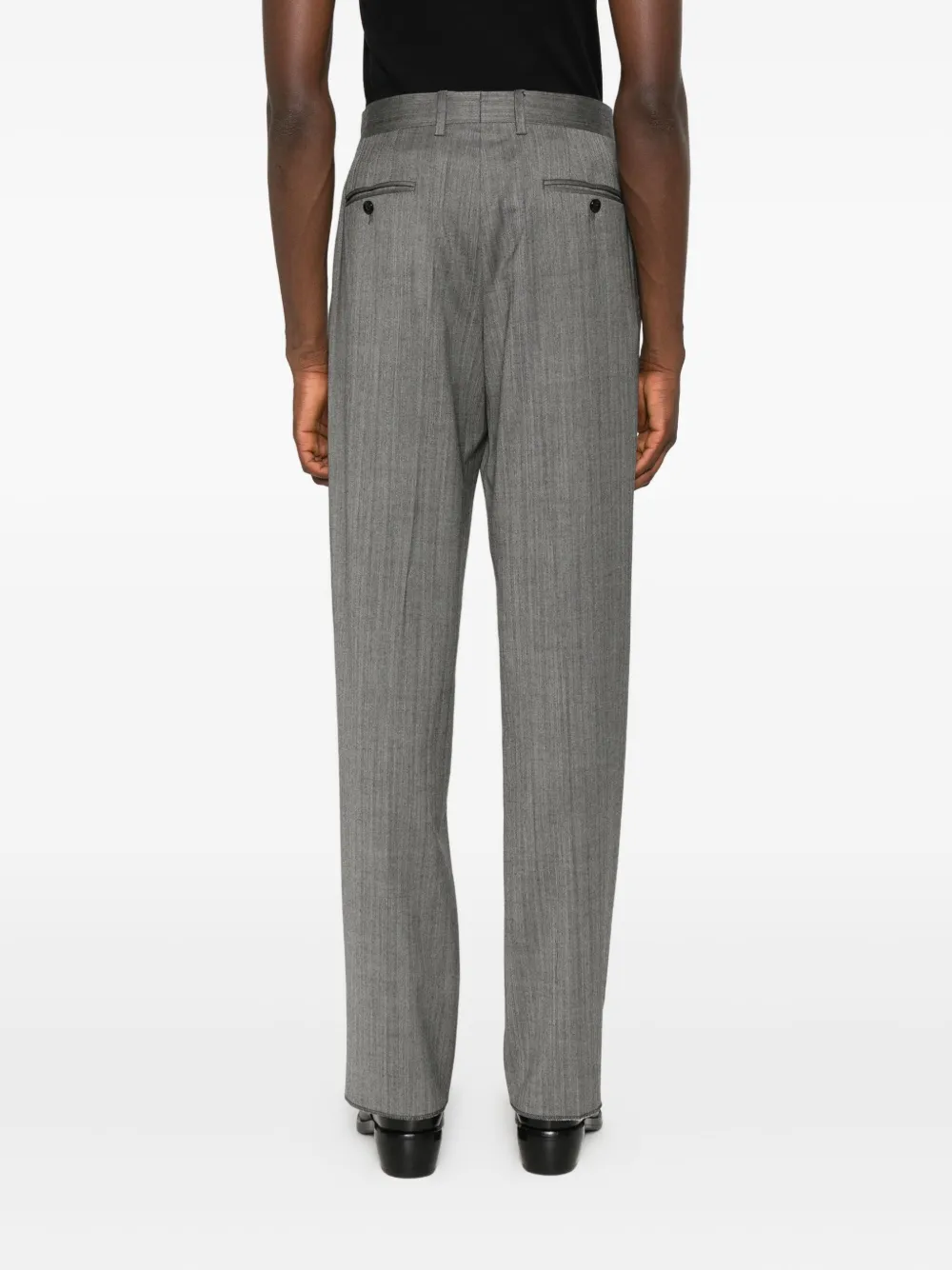 Lardini Straight pantalon Grijs