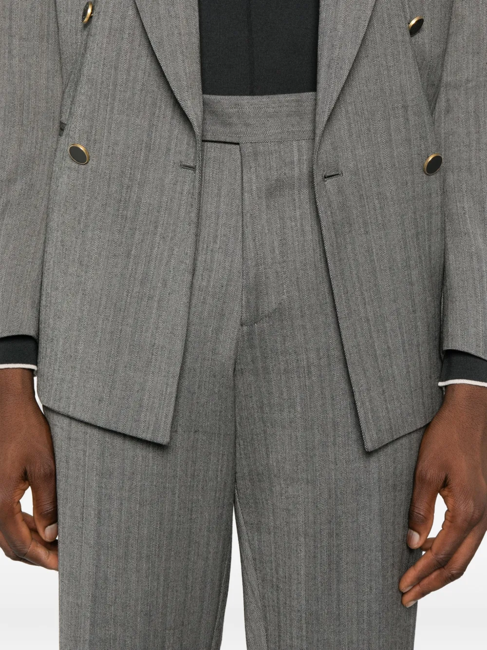 Lardini Straight pantalon Grijs