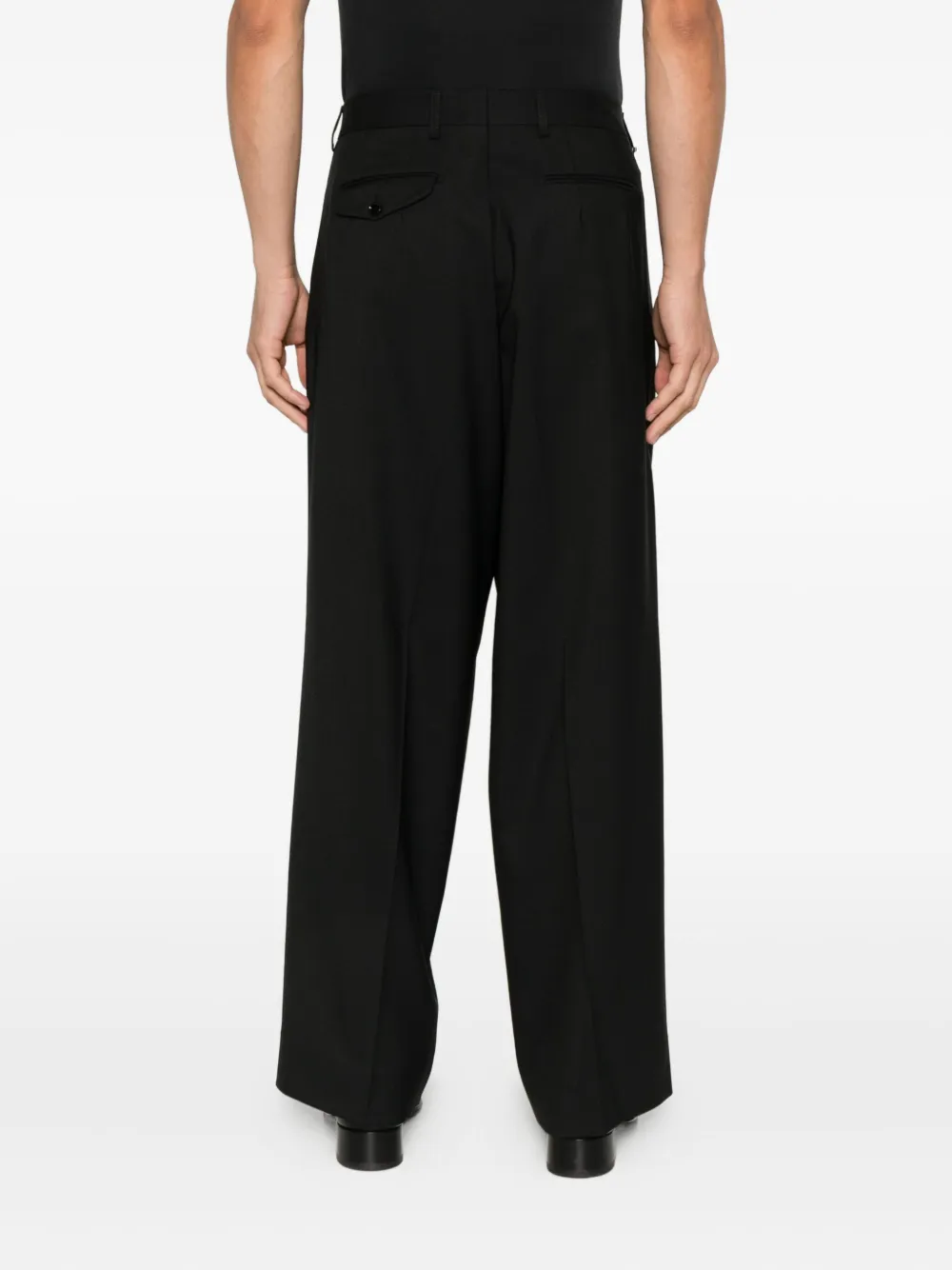 Be Able Pleat-detail Trousers In Black