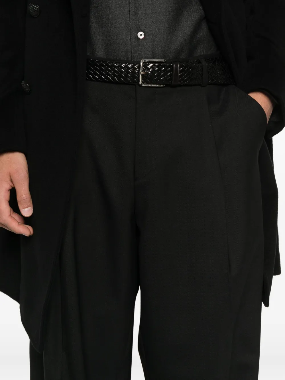 Be Able Pleat-detail Trousers In Black