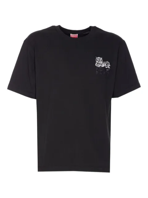 Kenzo tiger-embroidered T-shirt