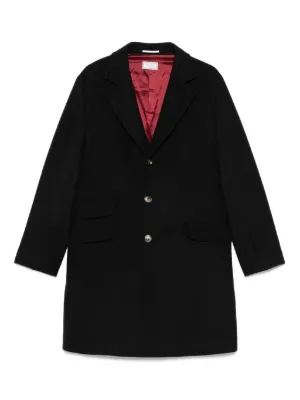 Yohji Yamamoto single-breasted drop-shoulder Coat | Black | FARFETCH