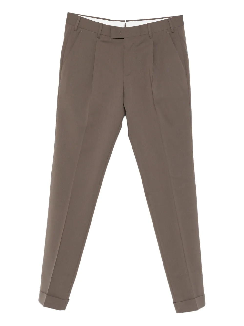 PT Torino pleated cuff trousers - Grigio