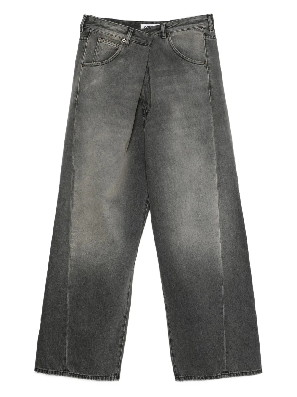 DARKPARK wrap-effect jeans | Grey | Image 1