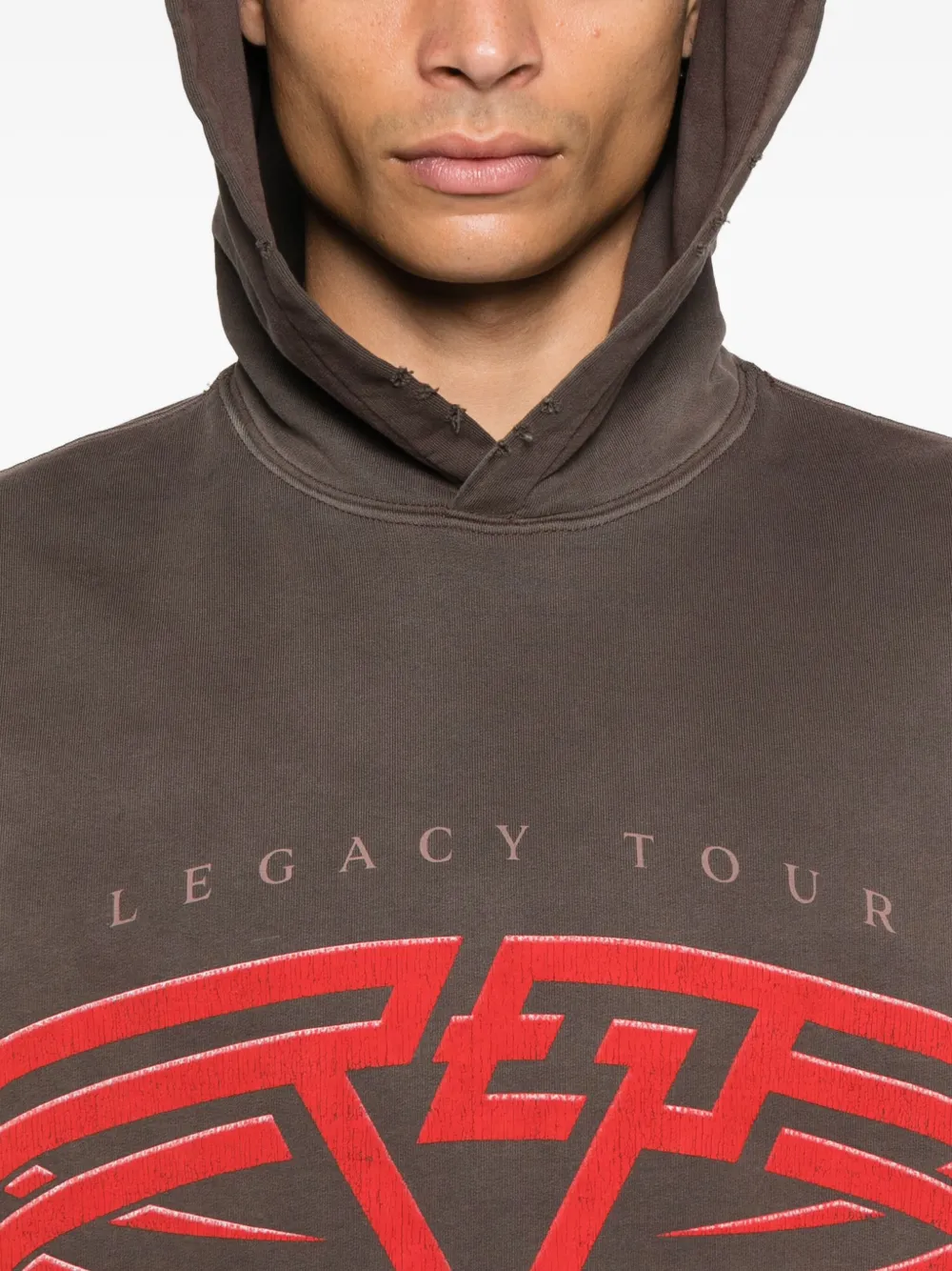 Represent Hoodie met print Bruin