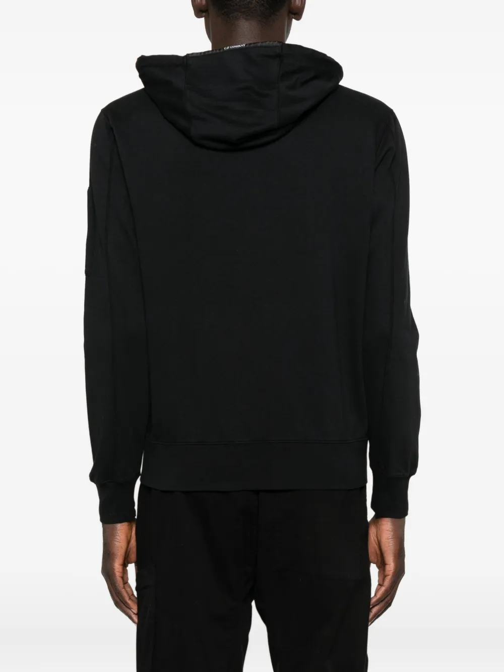 C.p. Company Zip-up Hoodie In Black
