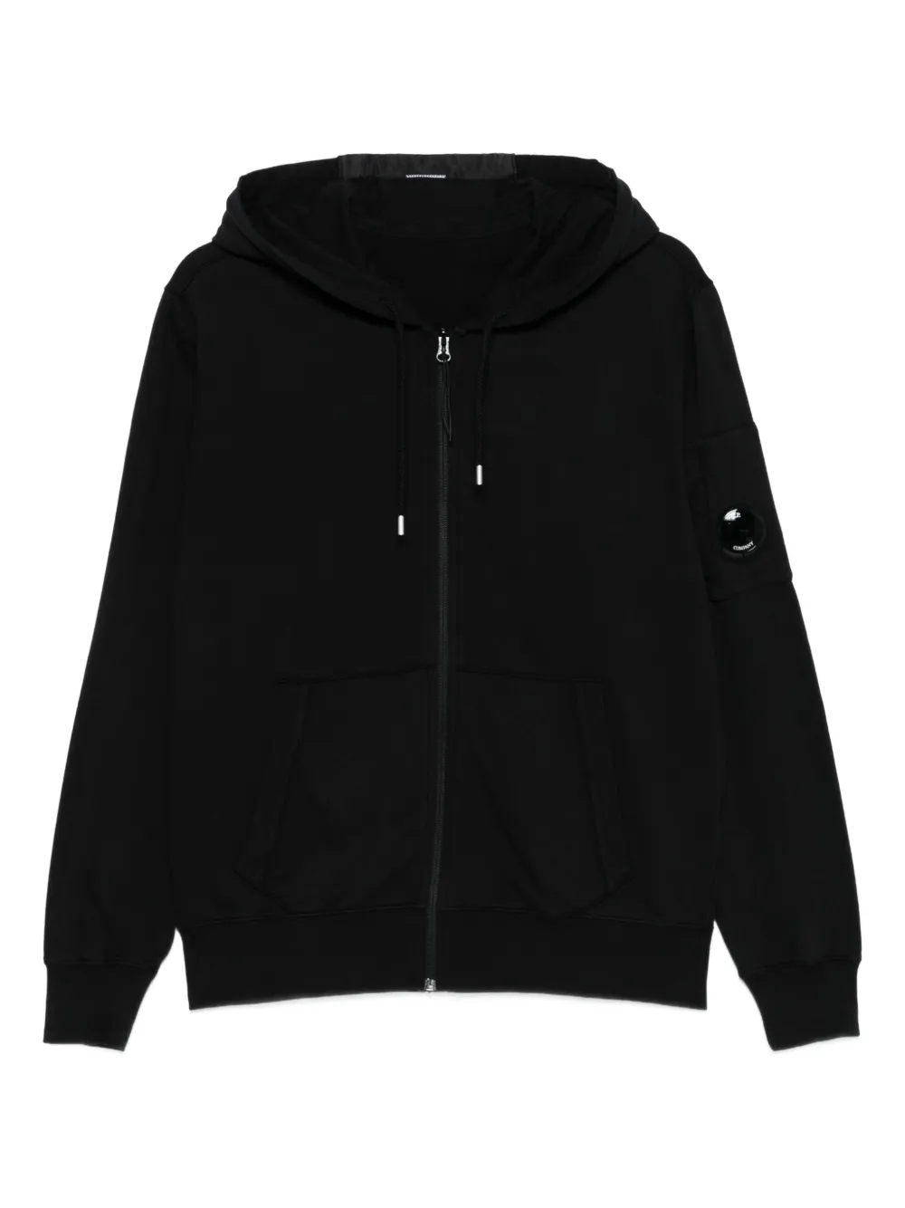 C.P. Company zip-up hoodie | Black | Image 1