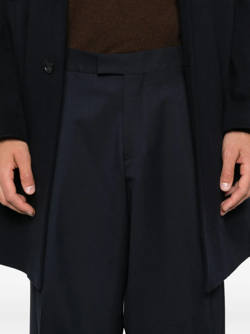 Be Able Pleat-detail Trousers In Black