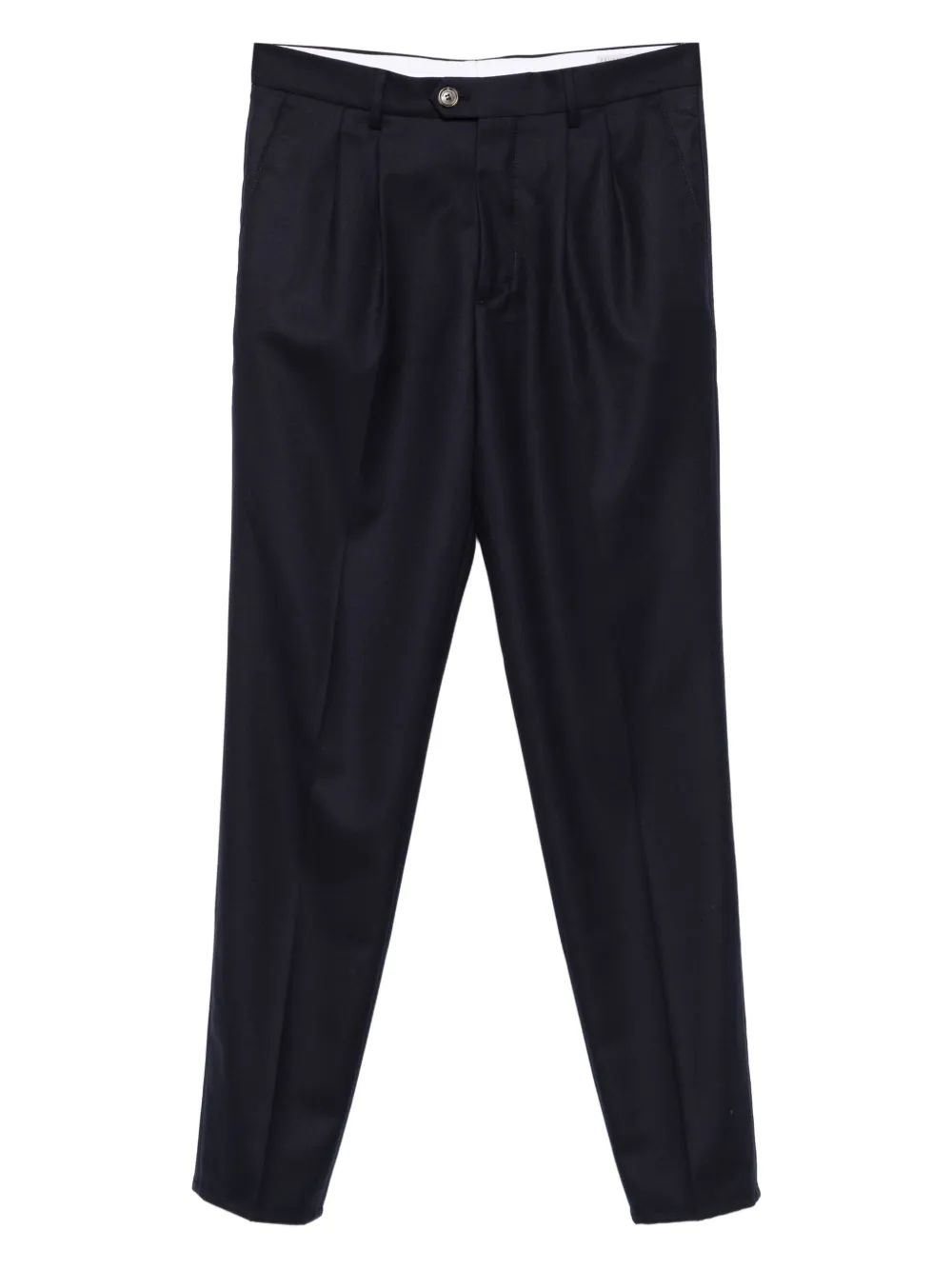 Brunello Cucinelli Wollen plooibroek Blauw