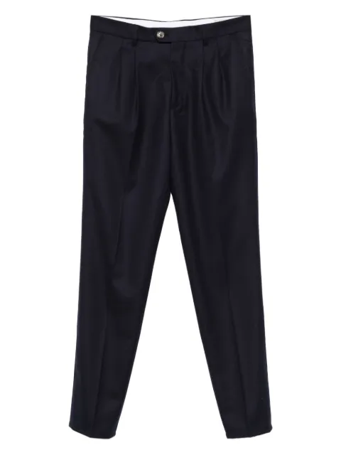 Brunello Cucinelli pleated wool trousers