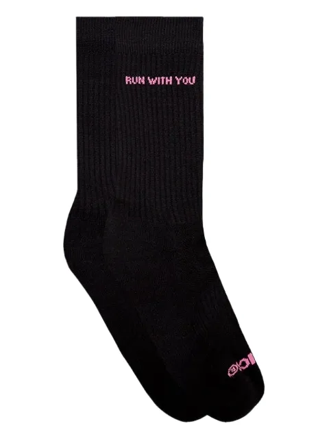 Peaufine Athletics Run with You crew socks
