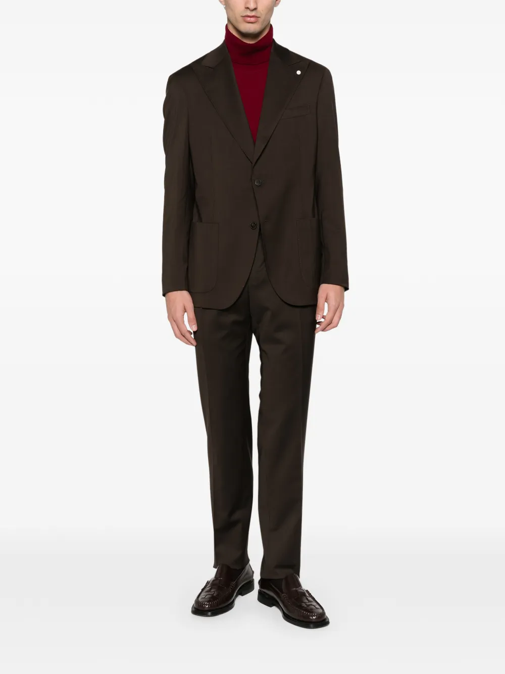 LUIGI BIANCHI MANTOVA pocket buttoned suit | Single Breasted Suits | Image 2