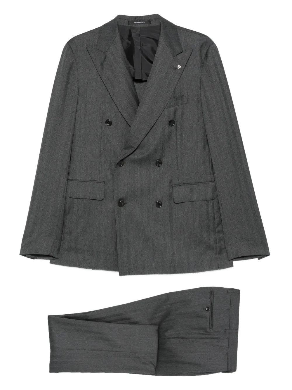 Tagliatore double-breasted suit | Grey | Image 1