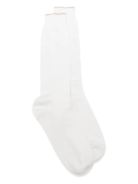 Eleventy ribbed trim socks