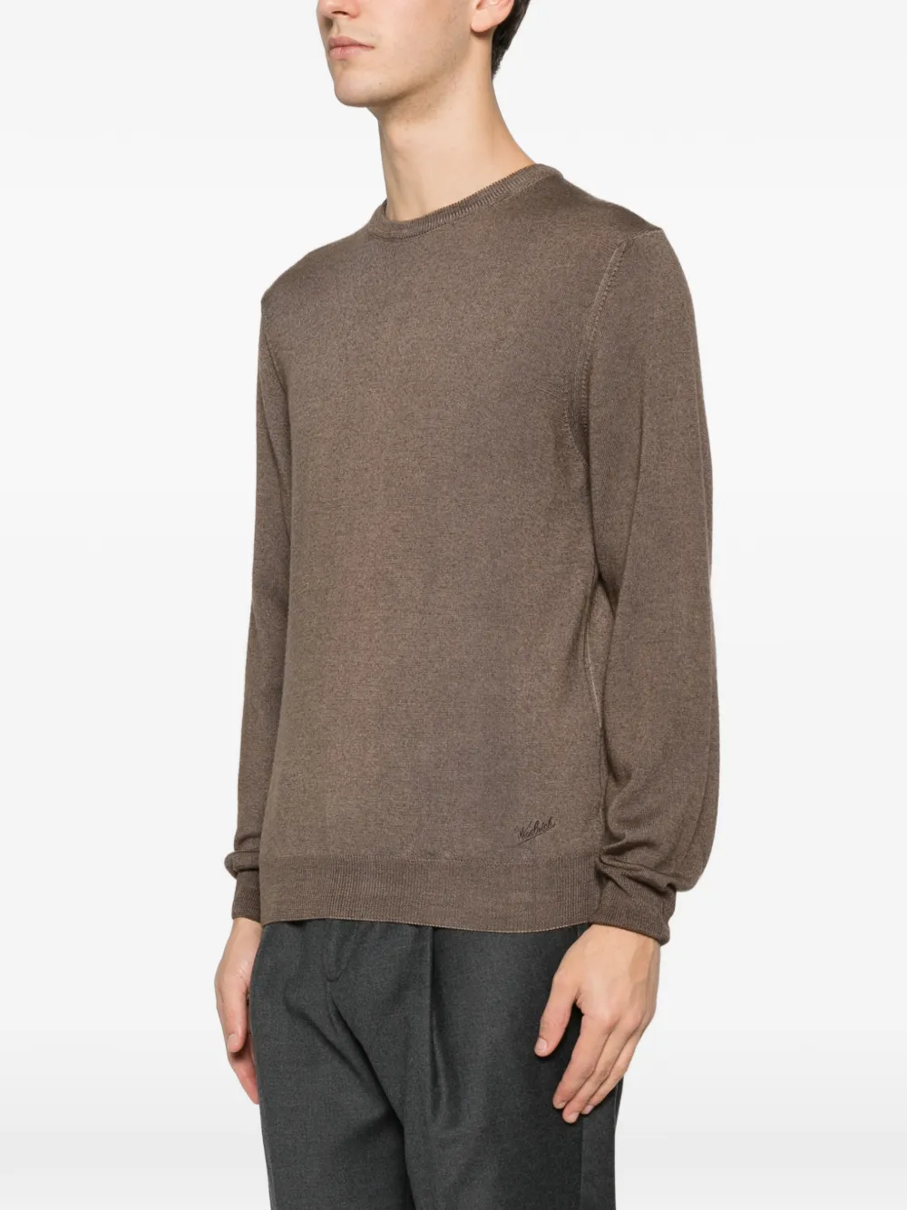  Woolrich Jersey Con Cuello Redondo - Marrón 