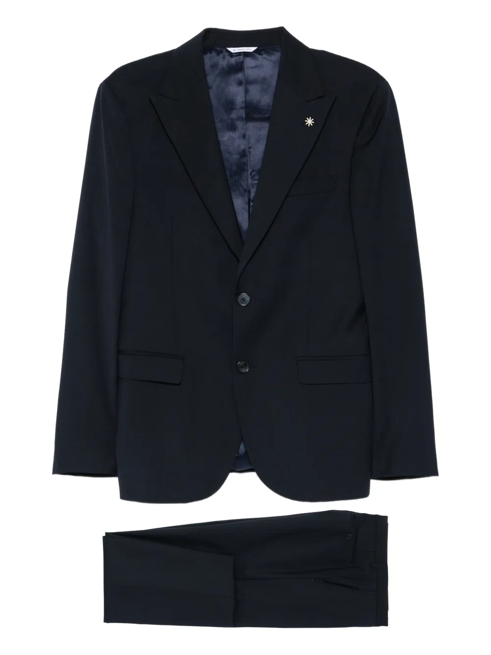 Manuel Ritz traje con botones | azul | Image 1
