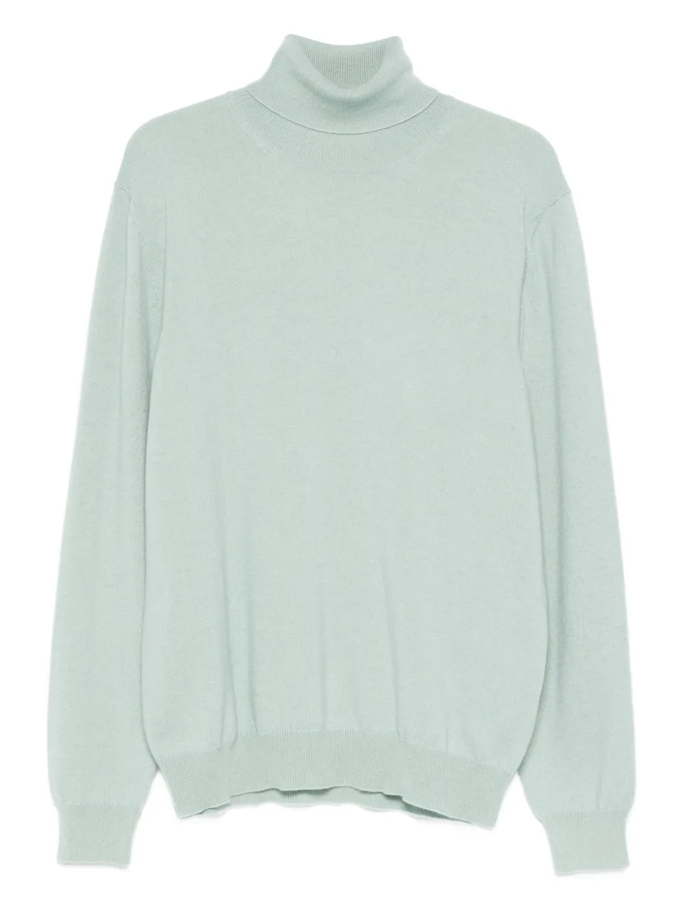 Malo Ciclista Nuovo Basic Roll-neck Sweater In Green