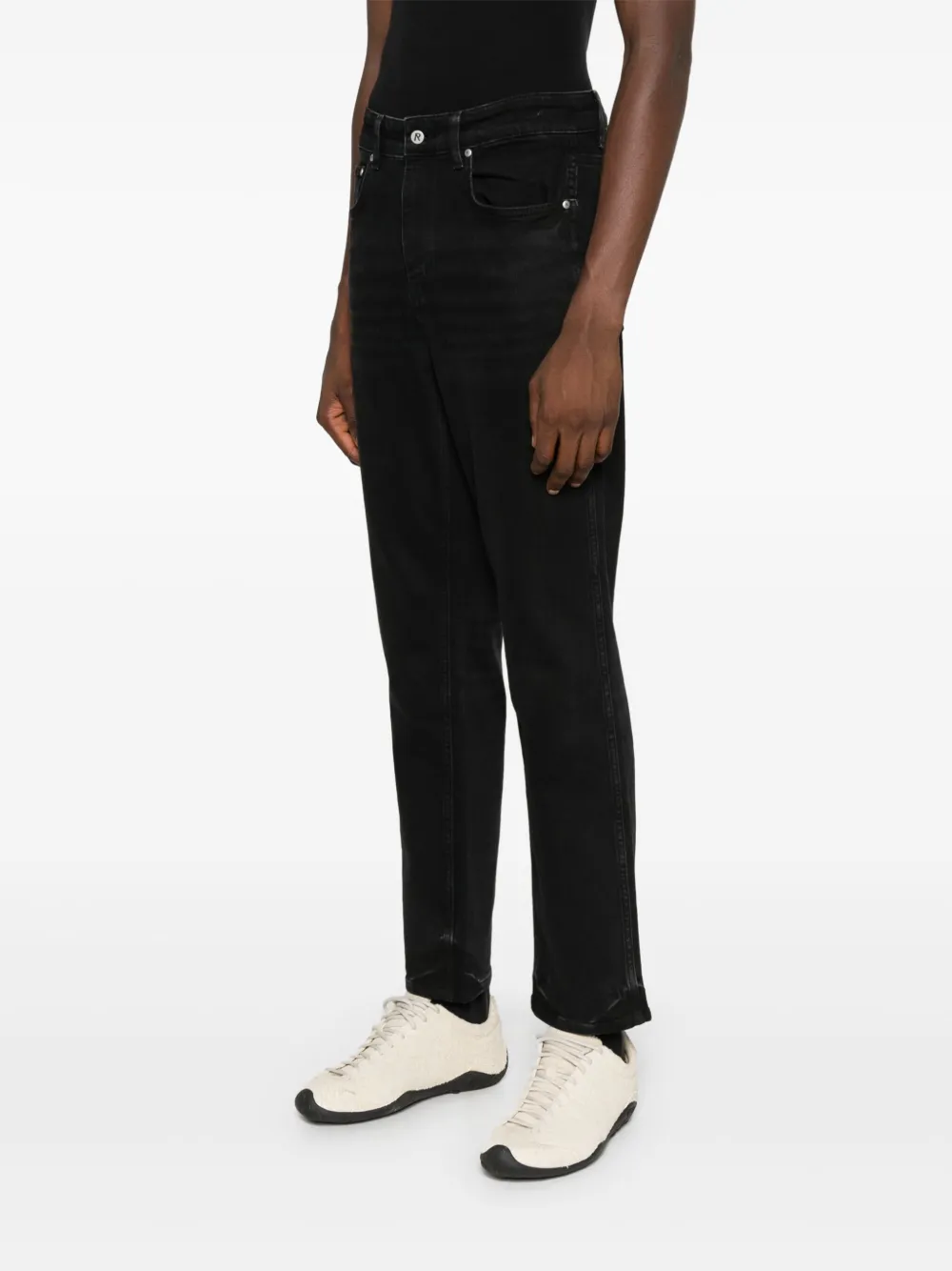 Represent Jeans met vijf zakken Zwart