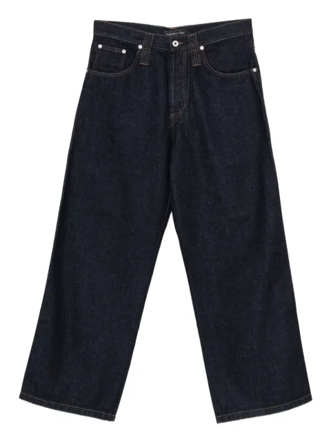 FEDERICO CINA contrast-stitching jeans 