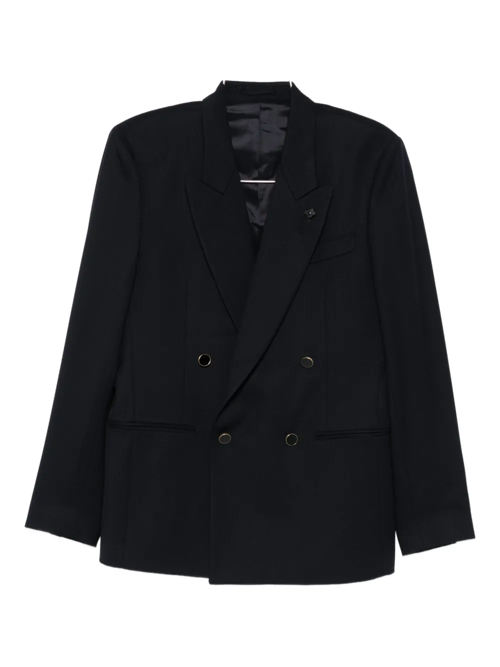 Lardini double-breasted jacket | Blue | Image 1