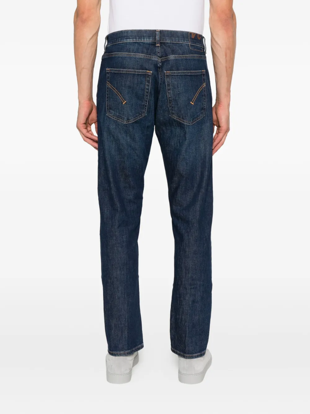 DONDUP five-pocket cotton jeans Blauw