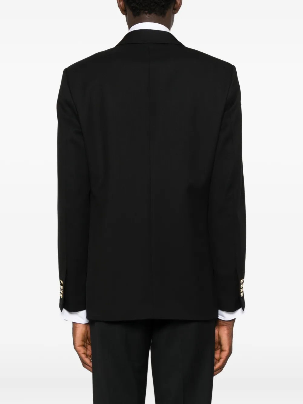 Lardini Jack met dubbele rij knopen Zwart