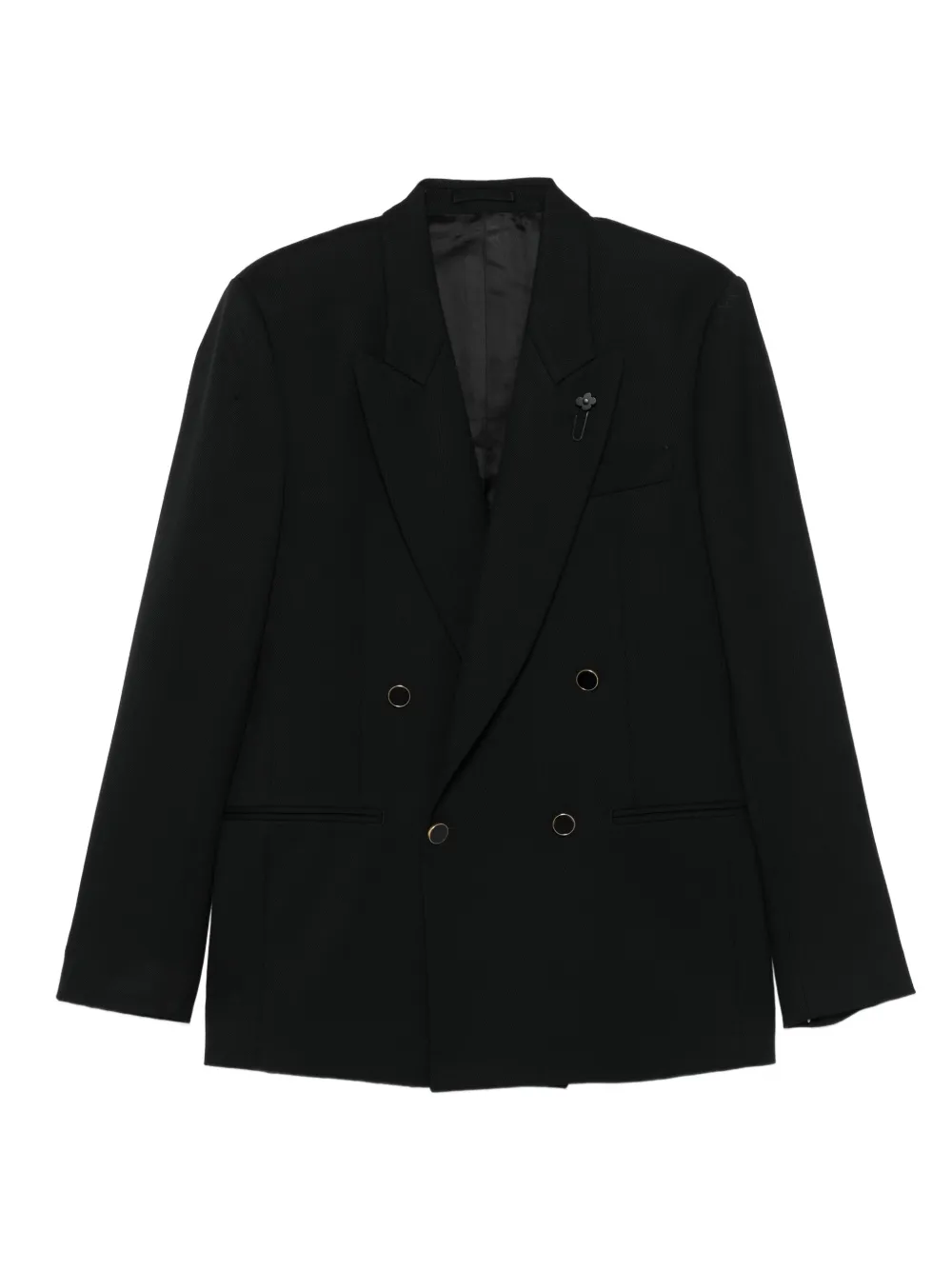 Lardini chamarra con doble botonadura | negro | Image 1