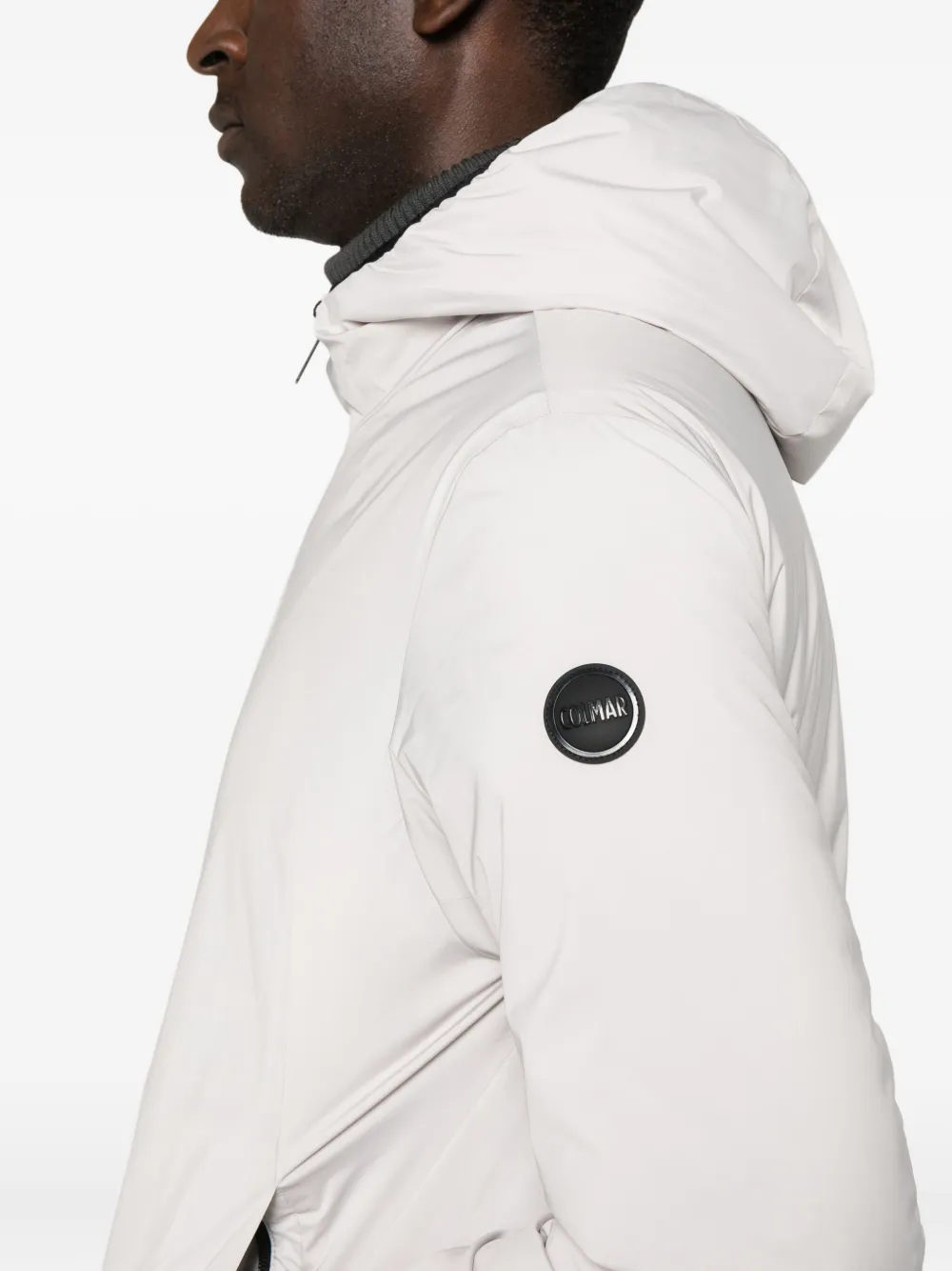 Colmar Hooded Zip-front Jacket In White