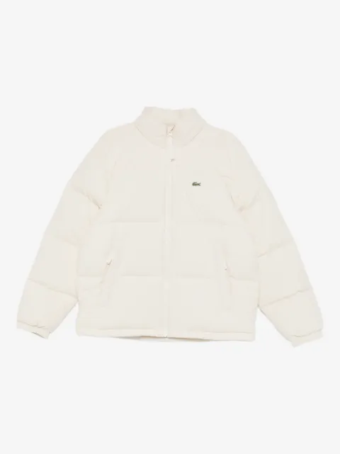 Lacoste zip puffer coat
