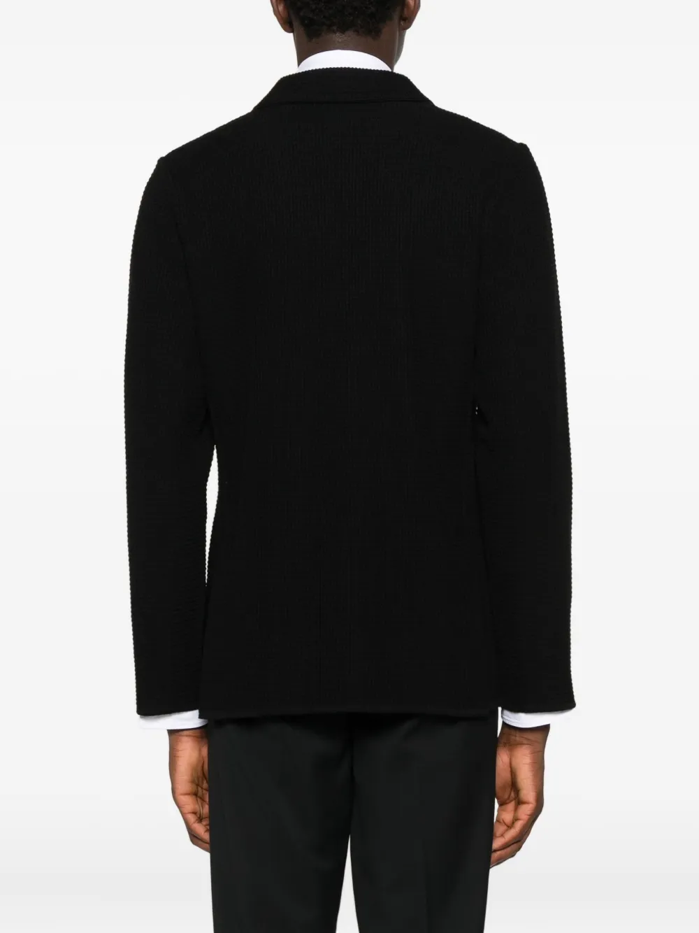 Lardini Jack met dubbele rij knopen Zwart