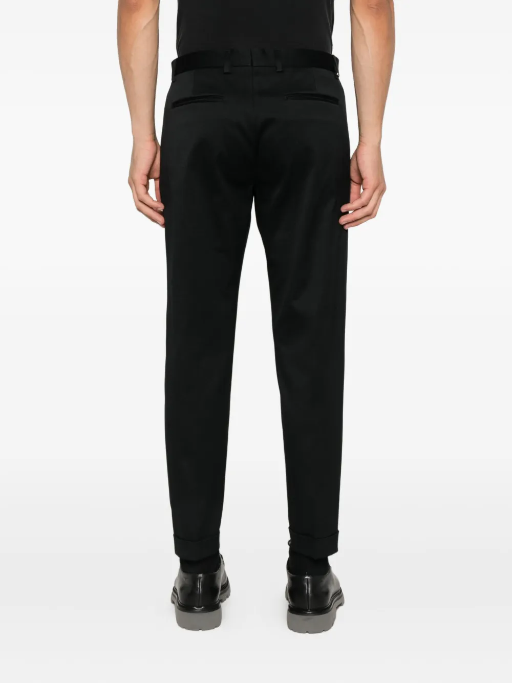 Be Able Tailored Tapered Trousers In Black