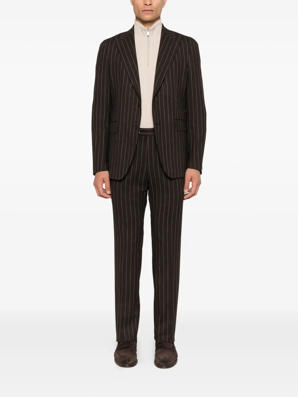 Tagliatore pinstripe-print suit | Trajes con botones | Image 2