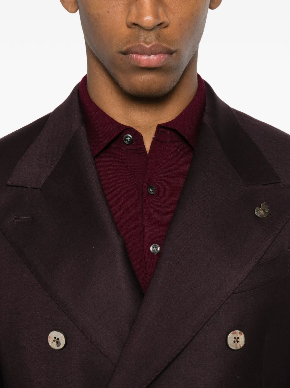 Gabriele Pasini Luigi Bianchi Wool Suit In Burgundy
