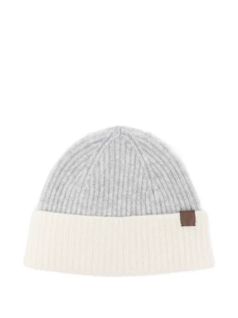 Eleventy ribbed-knit beanie hat