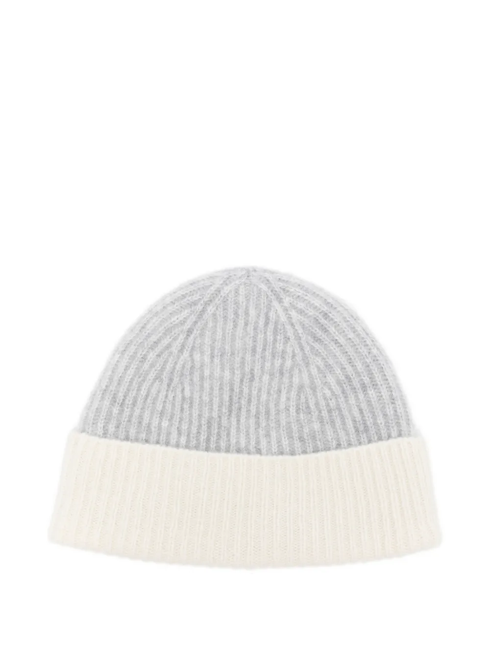 Eleventy ribbed-knit beanie hat - Grijs