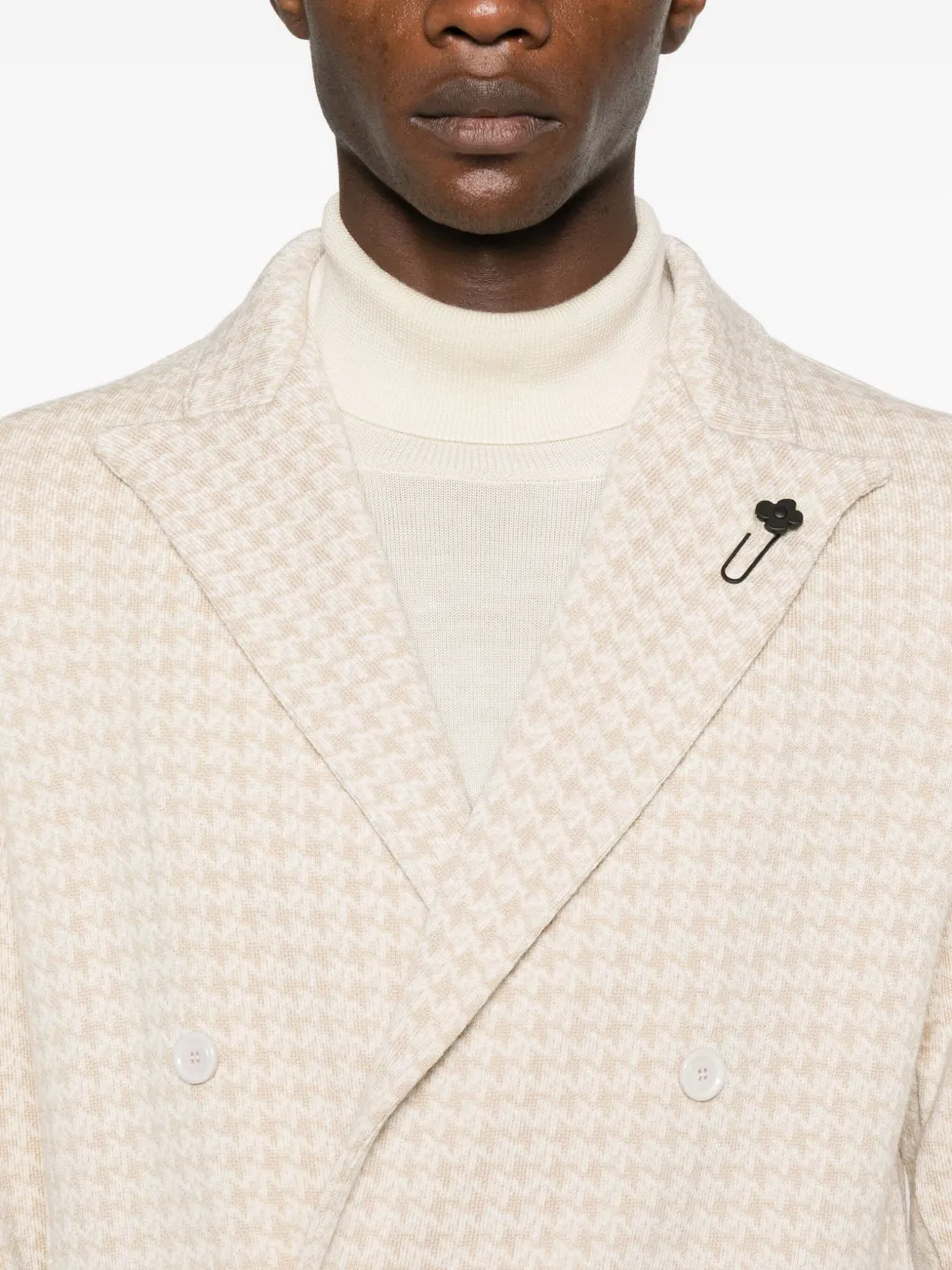 Lardini Jack met dubbele rij knopen Beige