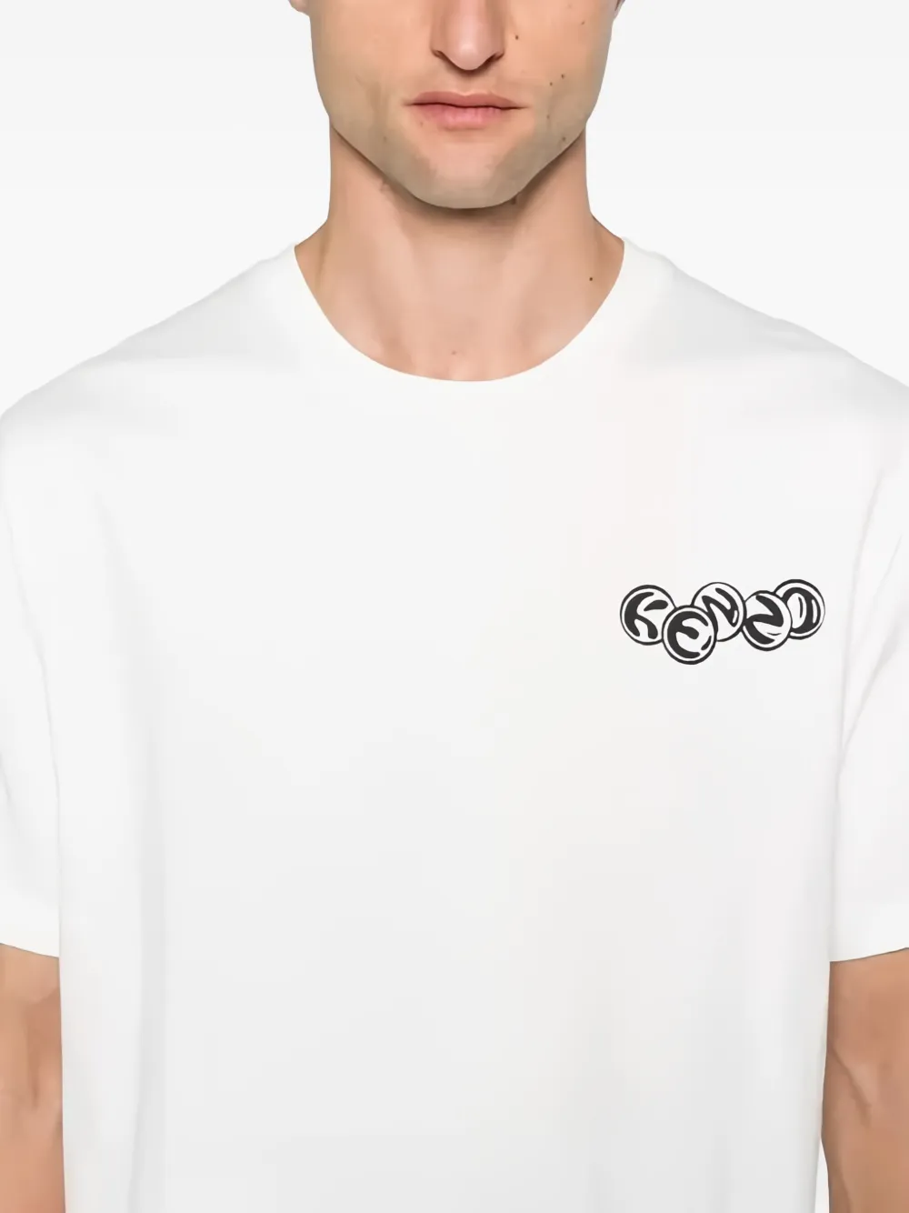 Kenzo T-shirt met logoprint Wit