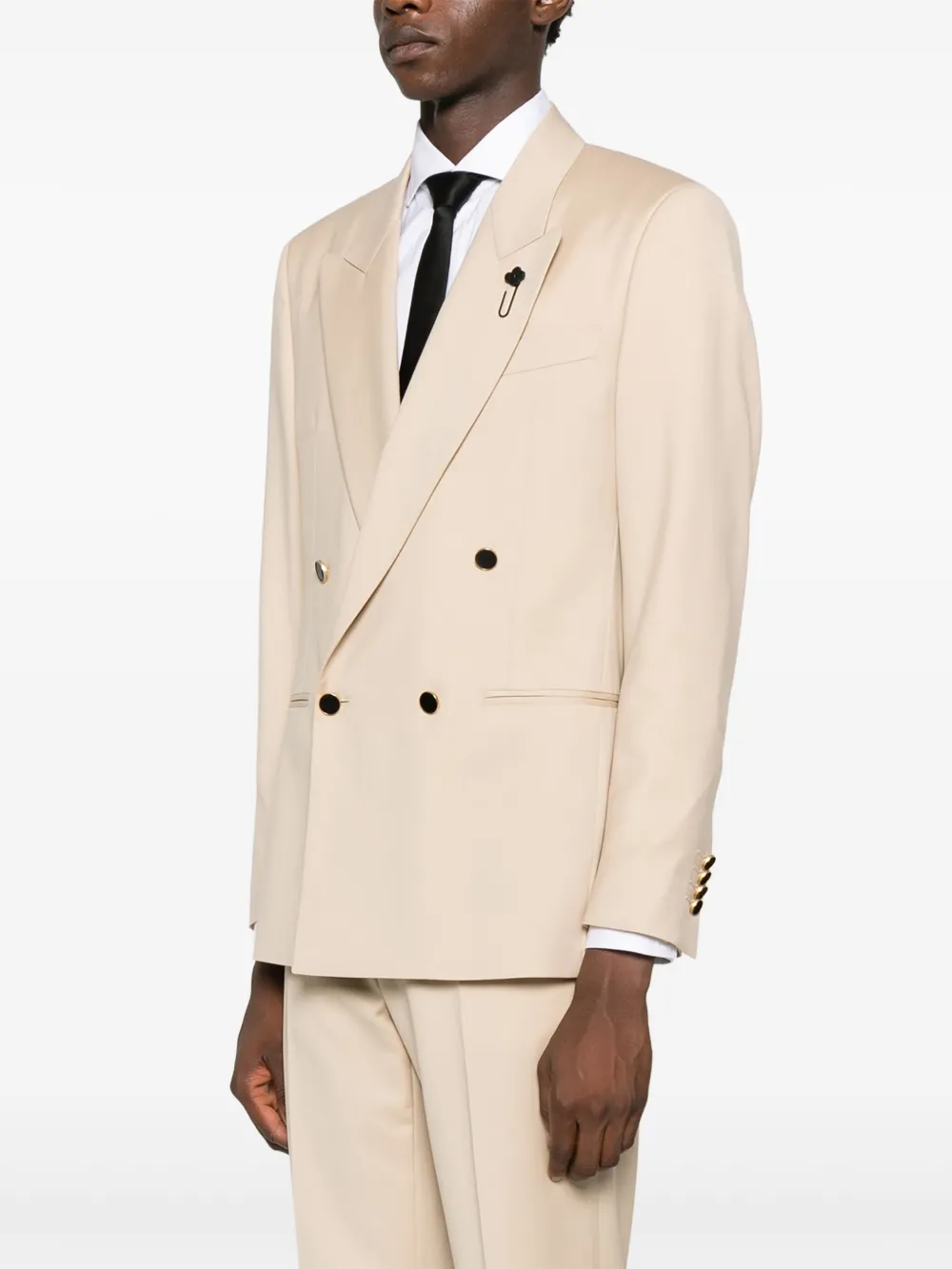 Lardini Jack met dubbele rij knopen Beige